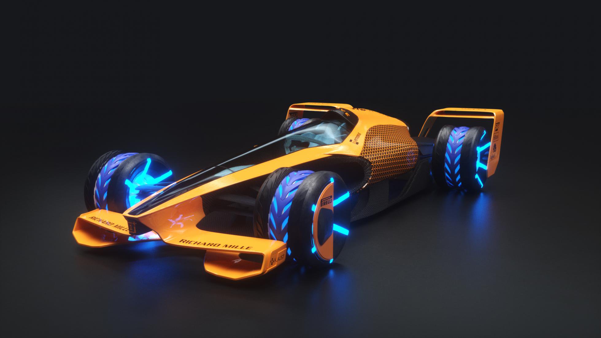 McLaren imagina carro de corridas do futuro