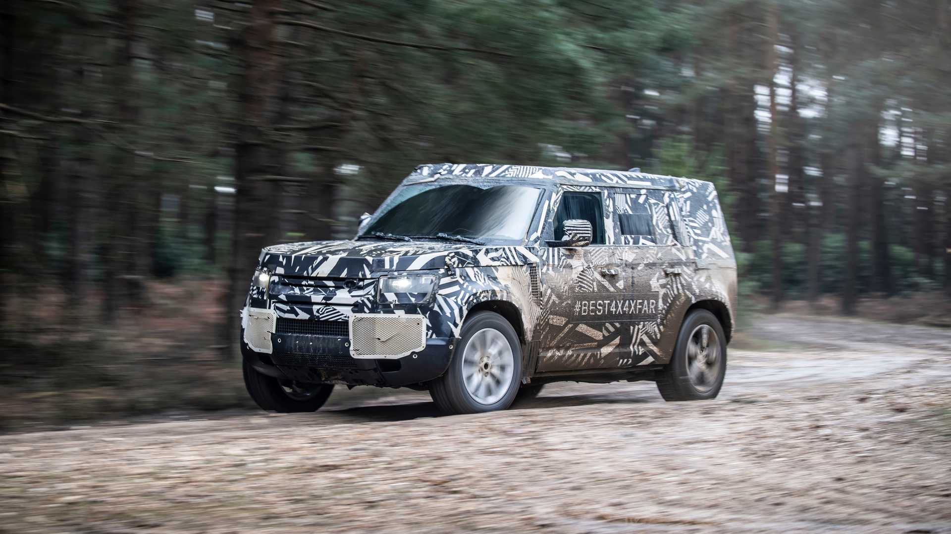 Land Rover Defender em testes