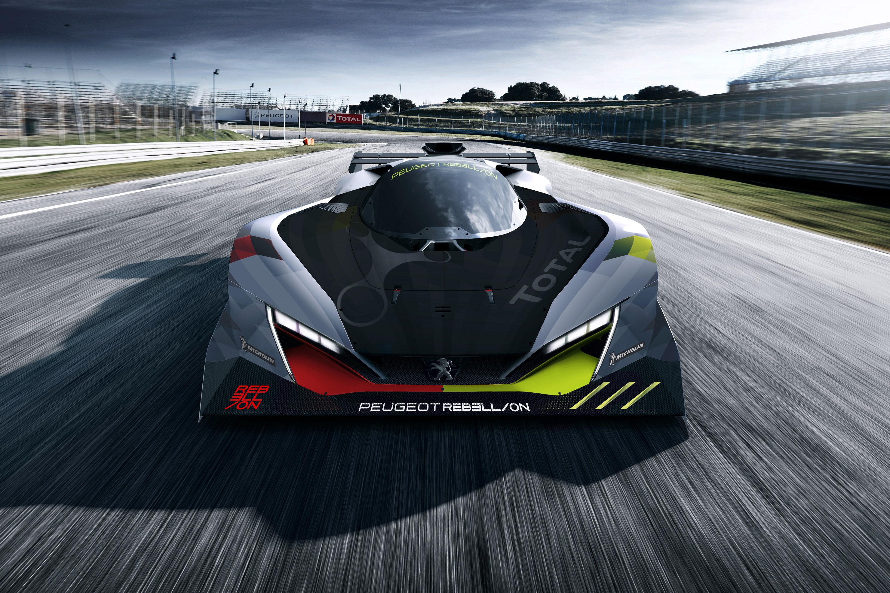 Primeiro esboço do carro da Peugeot Rebellion que correrá em Le Mans em 2022