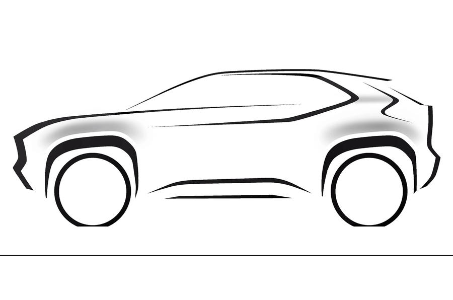 Primeiro sketch do SUV do segmento B da Toyota