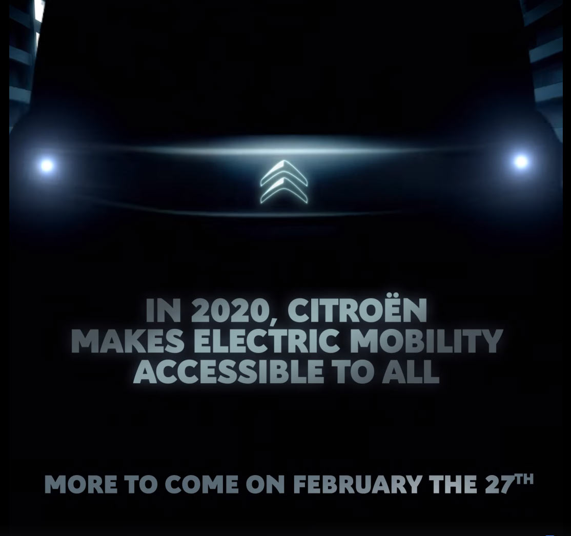 Citroën elétrico teaser