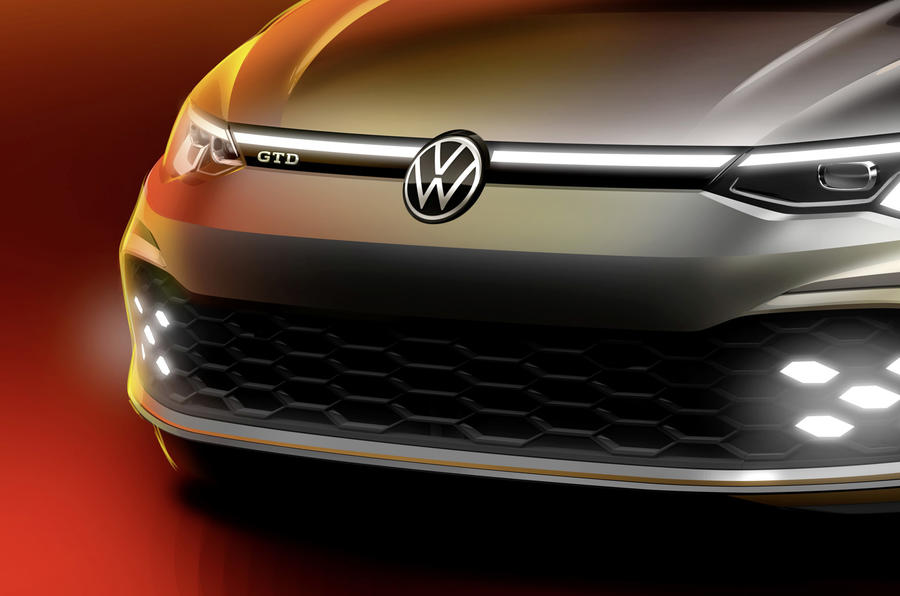 VW Golf GTD teaser