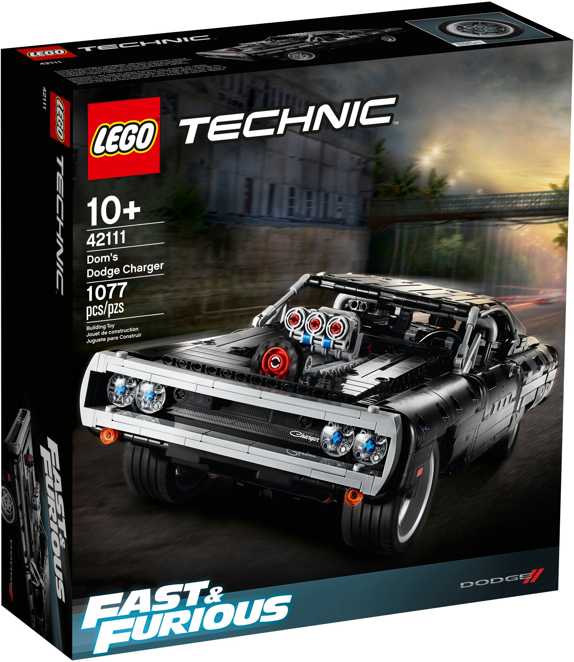 Dodge Charger do filme “Velocidade Furiosa” mostrado em Lego
