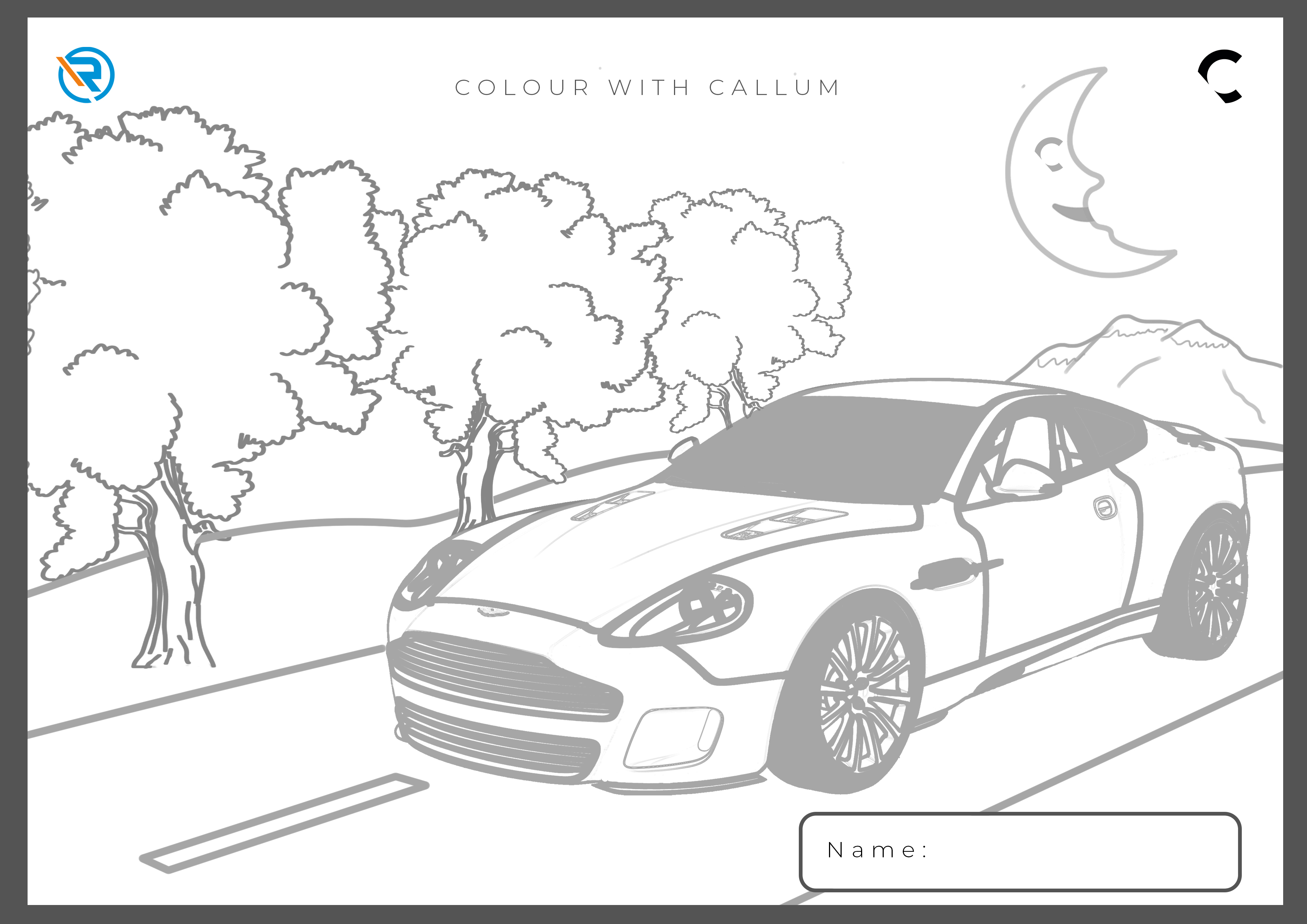 Desenho do Aston Martin Vanquish