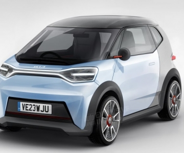 Render de um futuro "mini" Kia elétrico