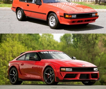 Render do Toyota Supra A60 moderno