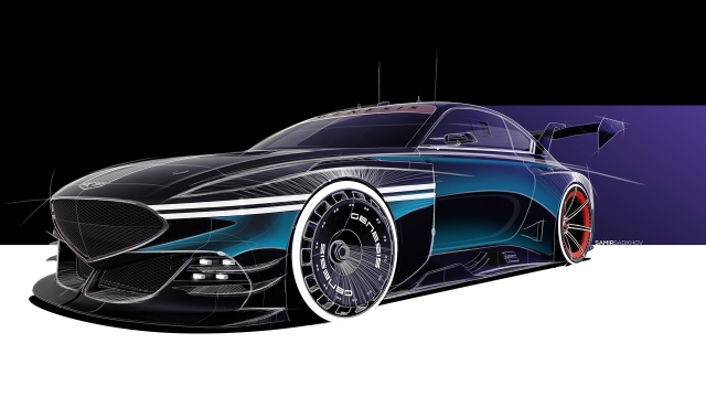 Genesis X GR3 concept e G70 GR4 Gran Turismo