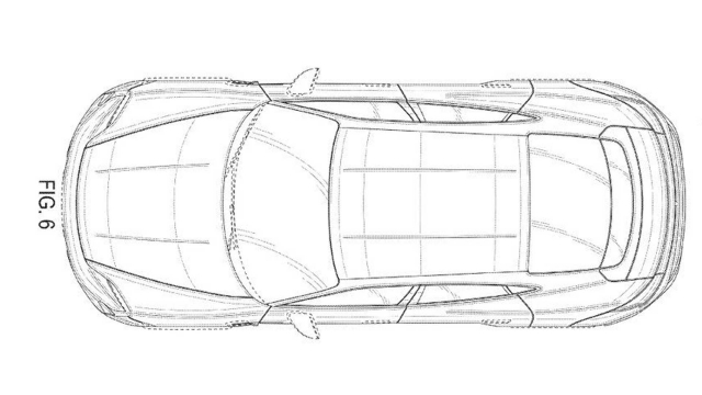 Porsche Taycan Cross Sedan patente