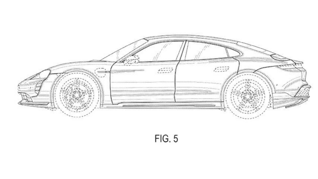 Porsche Taycan Cross Sedan patente