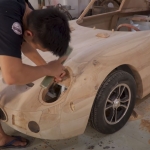 Réplica em madeira do Ferrari 250 GTO