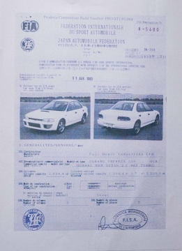 Subaru Impreza Prodrive de 1993