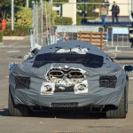 Foto espia do sucessor do Lamborghini Aventador
