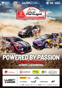 Cartaz do Rali de Portugal de 2022