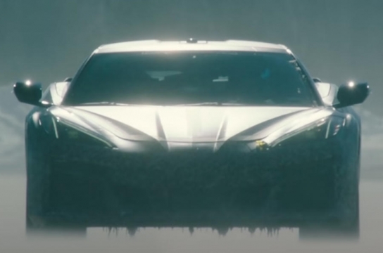 Teaser do novo Chevrolet Corvette elétrico
