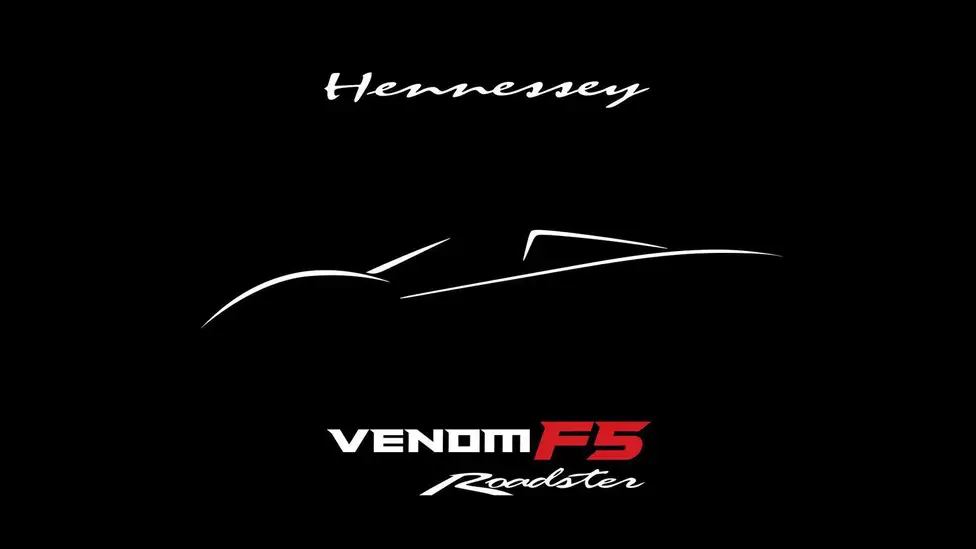 Teaser do Hennessey Venom F5 Roadster