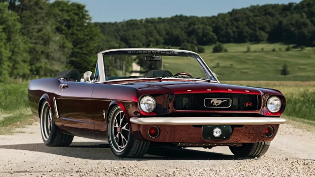 Ford Mustang Convertible Caged