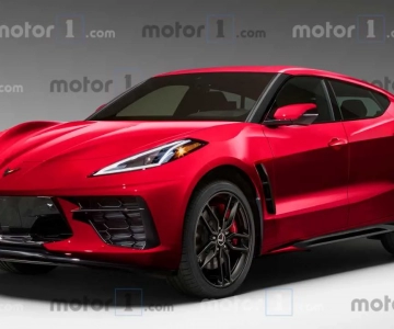 Render digital do Chevrolet Corvette SUV elétrico