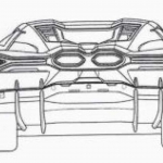Imagens da patente do sucessor do Lamborghini Aventador