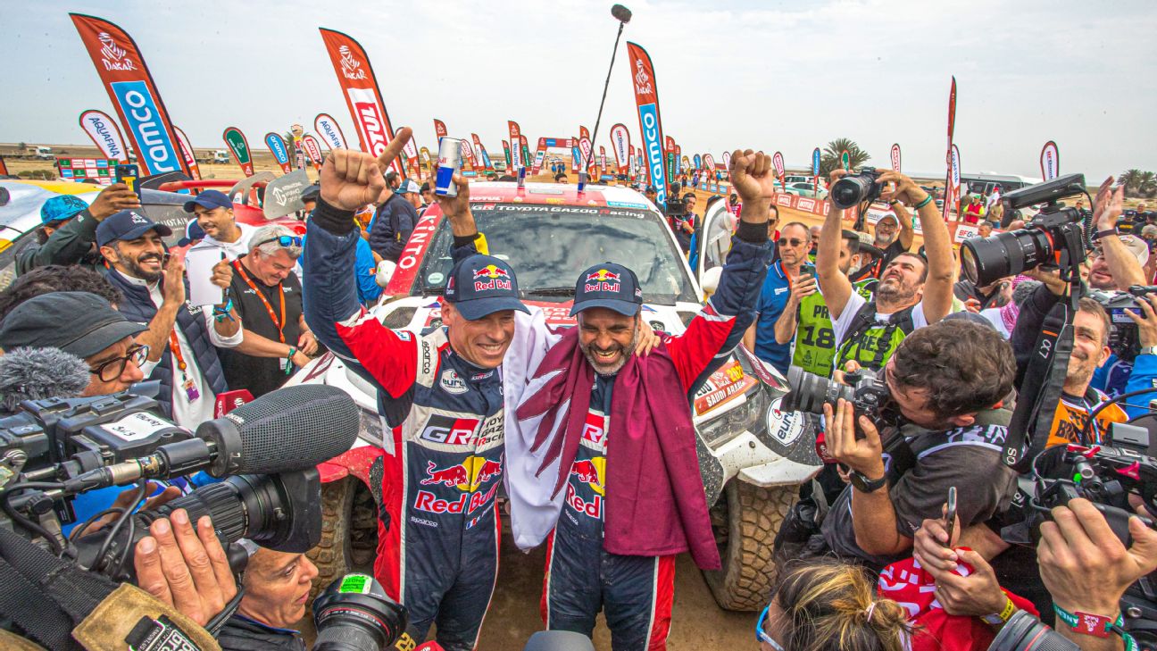 Nasser Al-Attiyah repetiu vitória no Dakar
