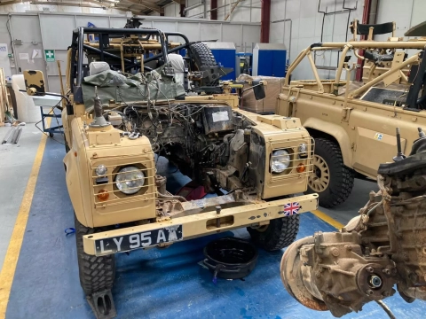 Land Rover Defender EV restomod