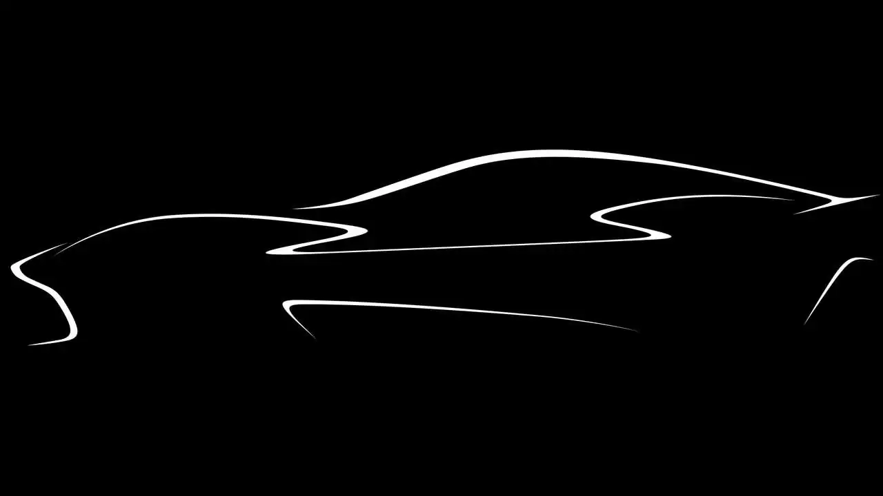 Teaser do SUV elétrico Aston Martin/Lucid