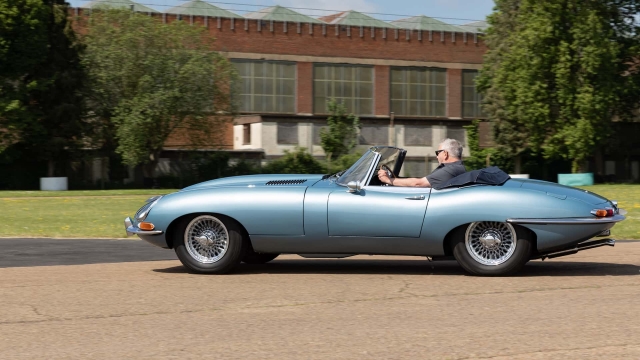 Electric Jaguar E-Type by Electrogenic