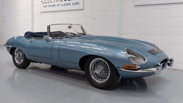 Electric Jaguar E-Type by Electrogenic