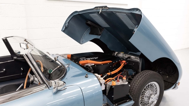 Electric Jaguar E-Type by Electrogenic