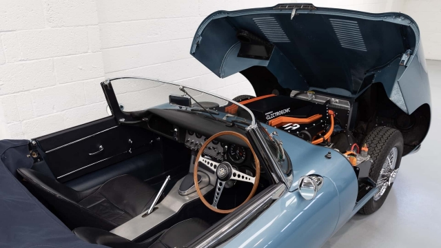 Electric Jaguar E-Type by Electrogenic