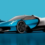 Render do sucessor do Bugatti Chiron