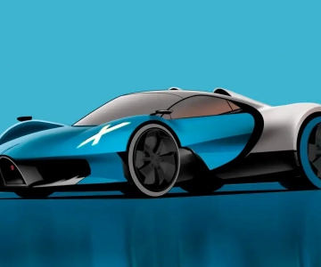 Render do sucessor do Bugatti Chiron