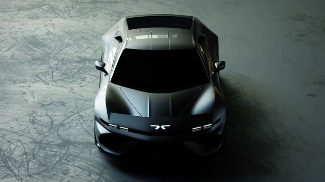 Render do novo DeLorean