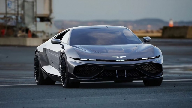 Render do novo DeLorean