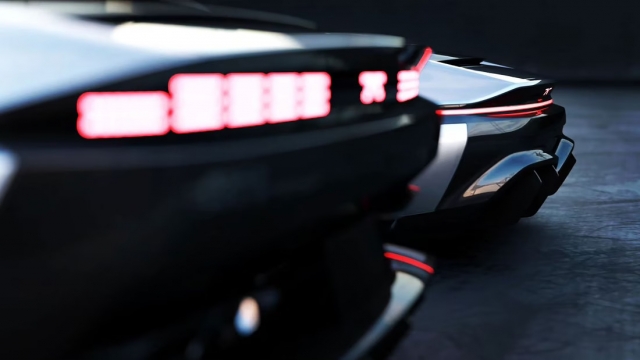 Render do novo DeLorean