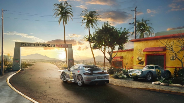 Porsche 718 Cayman GT4 RS Tag Heuer x Porsche – Legends of Panamericana