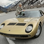 Marcello Gandini com o Lamborghini Miura
