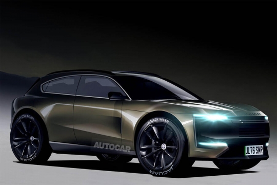 Render do SUV elétrico da Jaguar - Autocar