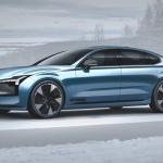 Render digital do Volvo ES90 - Autocar