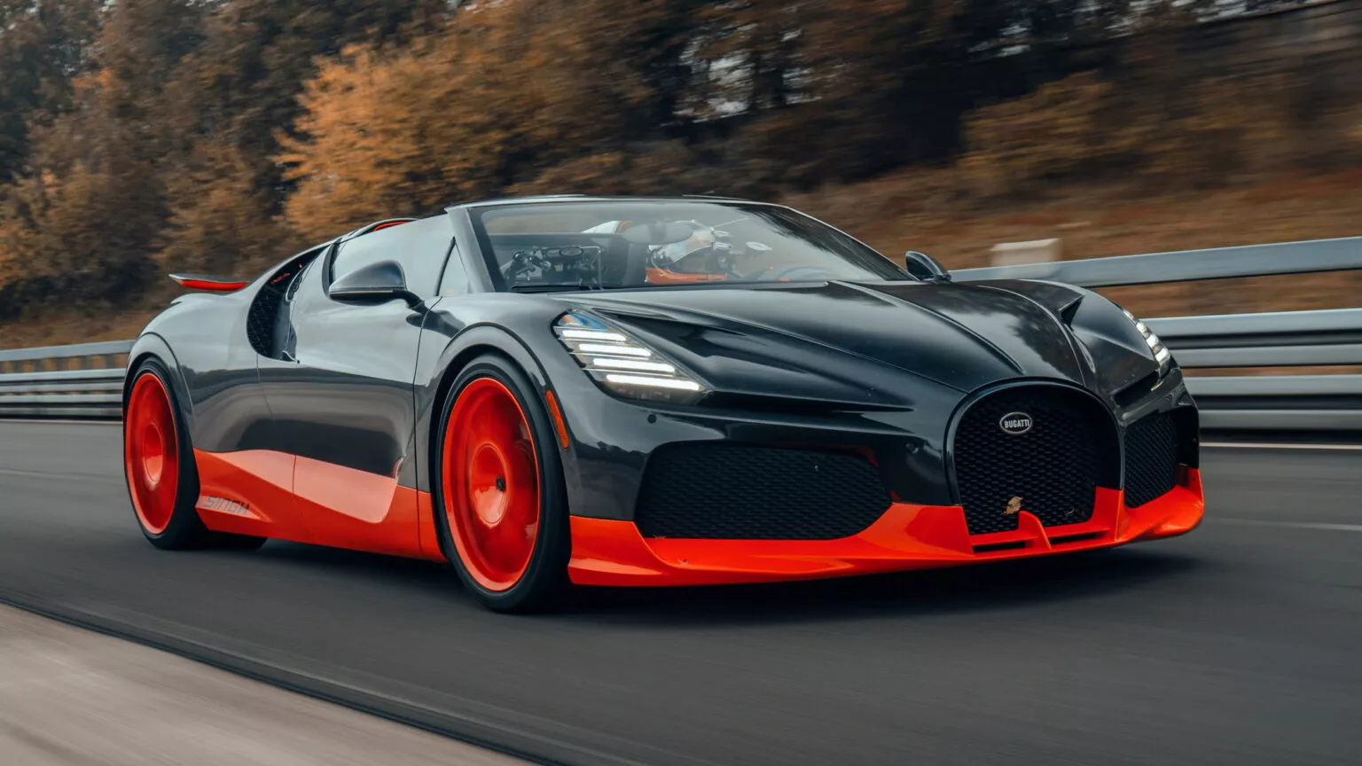 Bugatti W16 Mistral World Record Car