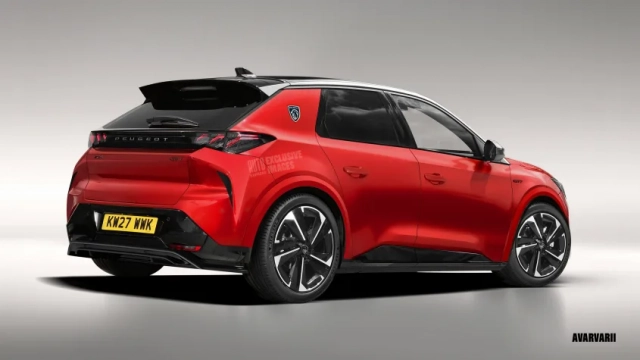 Render do Peugeot 208 GTI - autoria Avarvarii