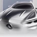 Teaser da nova linguagem de design Mercedes