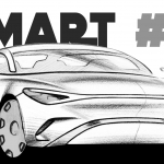 Smart #6 - render digital da Carscoops