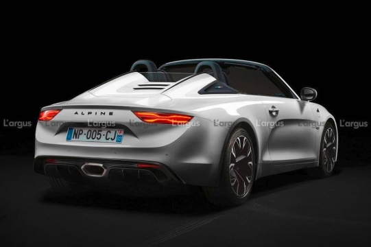 Render do Alpine A110 Roadster - L'Argus
