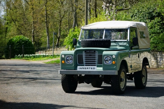Inverted Land Rover Series I EV