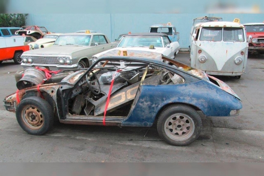 Porsche 911 S/T 2.5 de 1972 tal como foi encontrado