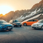 4 gerações do Ford Focus ST