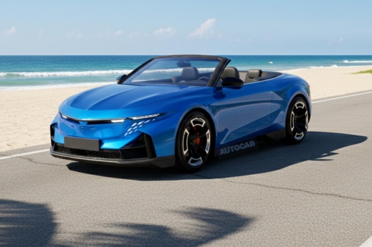 Render do Alpine Cabrio - autoria Autocar