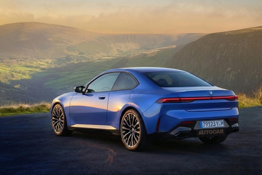 Render digital do futuro BMW Série 4 - autoria Autocar