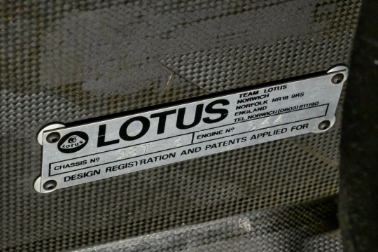 Lotus 98T de Ayrton Senna