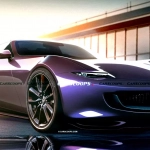 Render digital do Mazda MX-5 NE - Carscoops